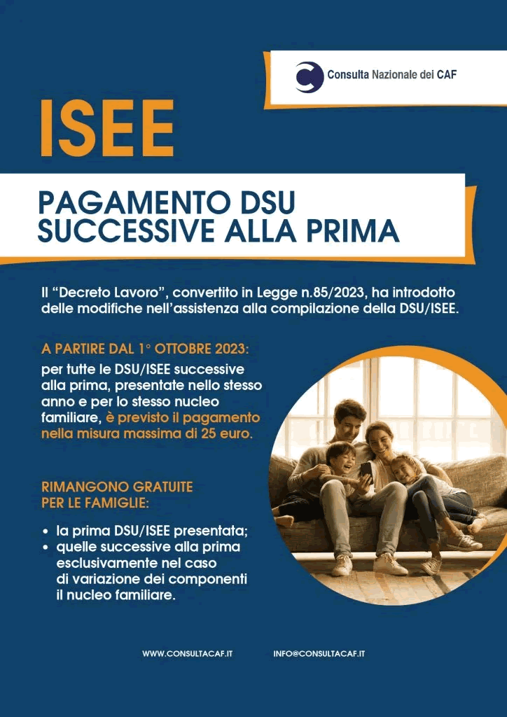 locandina dsu a pagamento